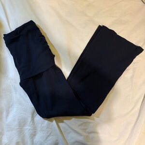 EDIKTED- folded navy flared pants